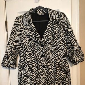 Zebra print jacket